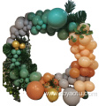 olive green latex Balloon Garland arch Kit